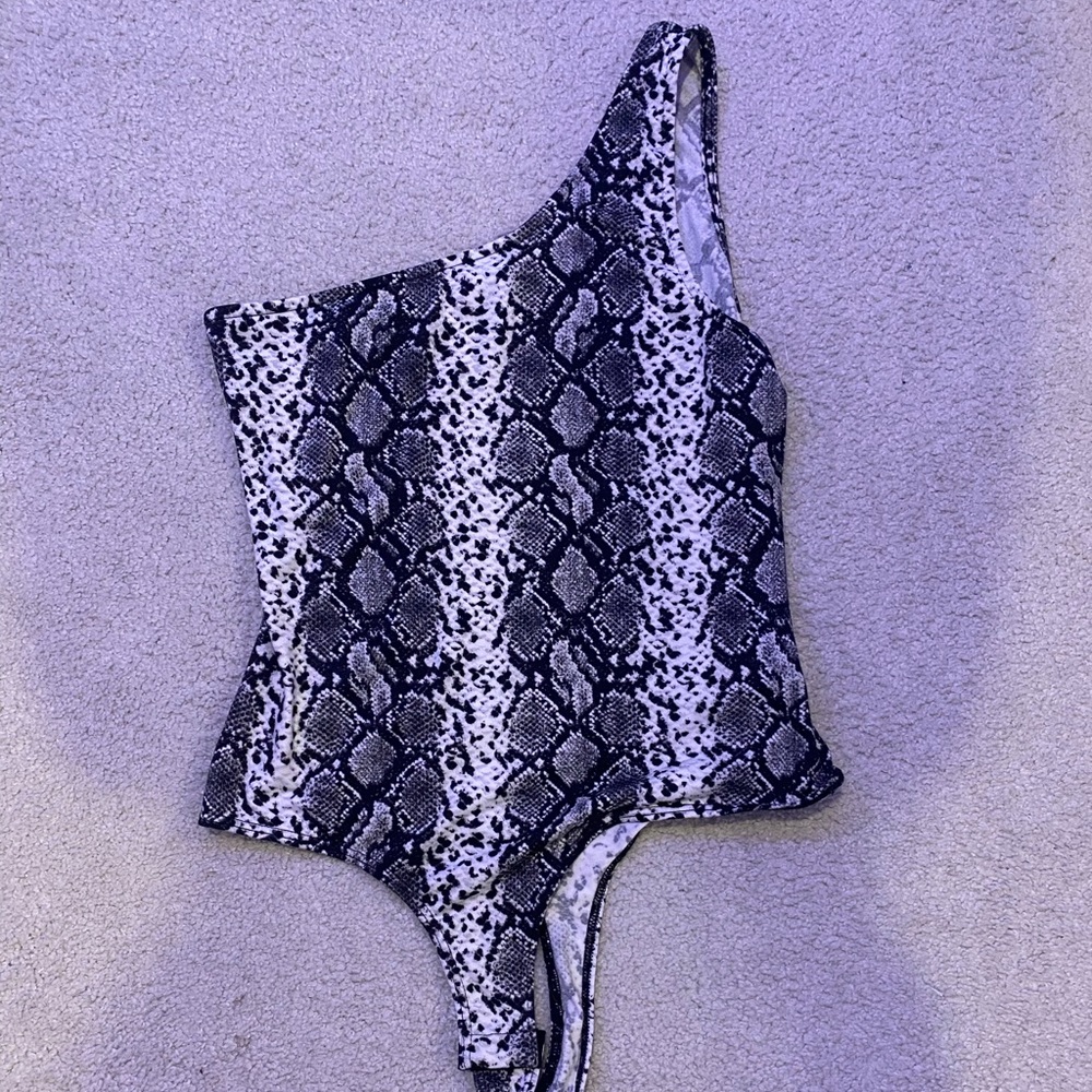 Mixology snakeskin bodysuit